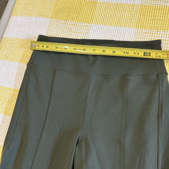ATHLETA Delancey Straight Leg Pant Aspen Olive Green Athleisure Travel Sz  XS TP - Picture 7 of 11